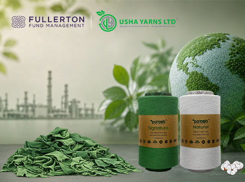 Usha Yarns obtiene una inversión de capital de crecimiento del Fullerton Carbon Action Fund.
